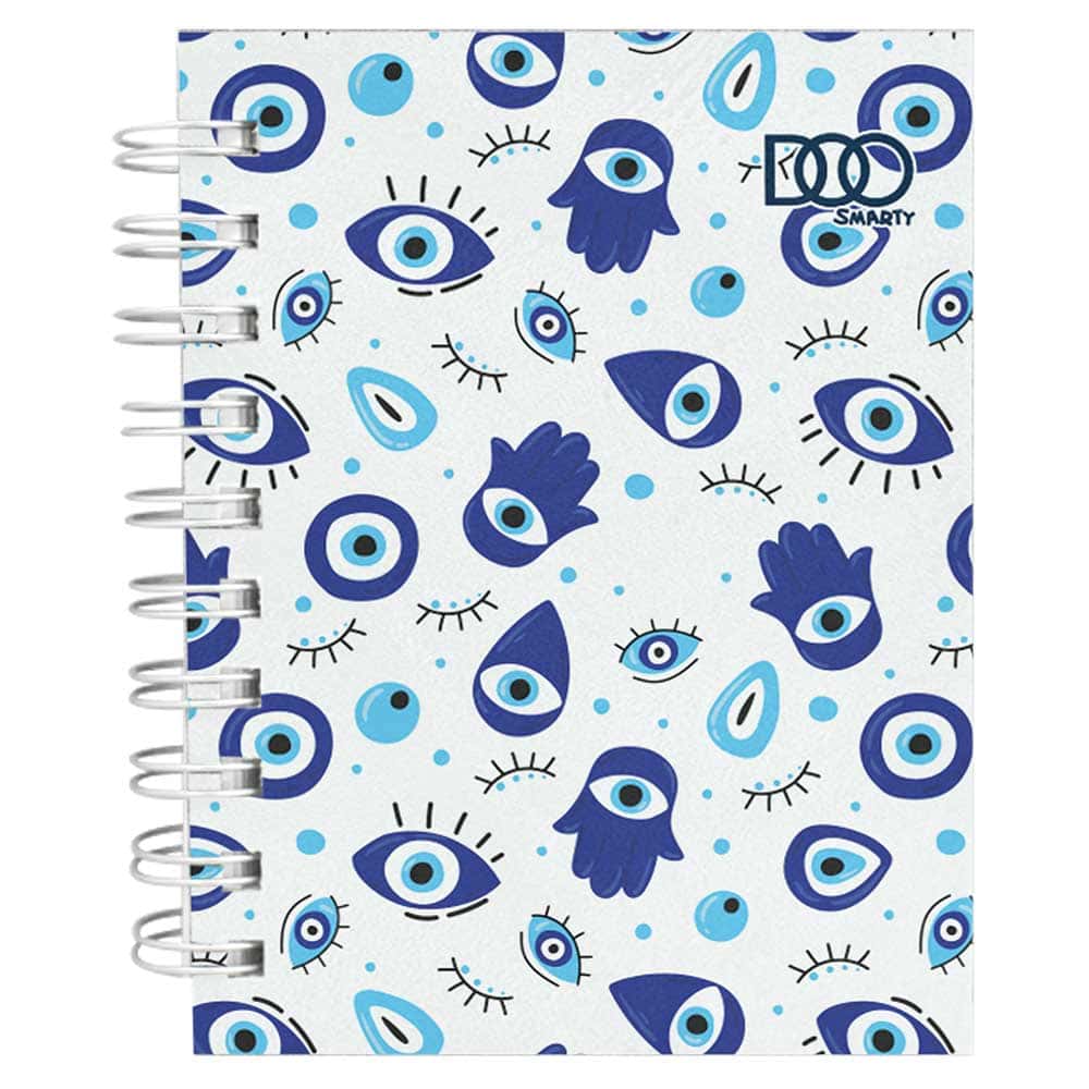 Libreta Pocket de 160 Hojas Raya Pasta Dura Ojitos Smarty Doo 8309