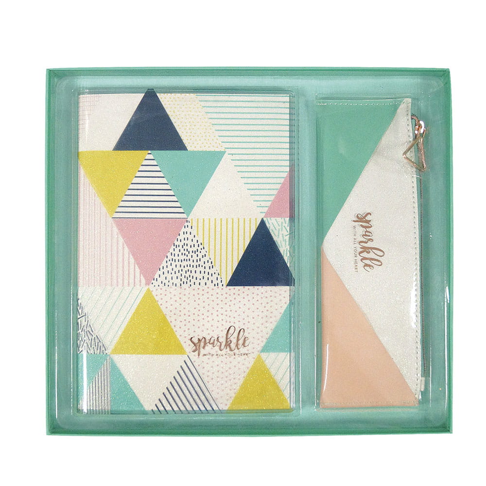 Cuaderno y Portalápiz Geo Smart Fashion