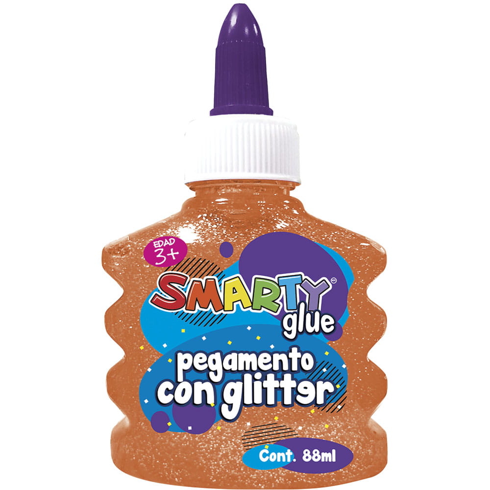 Pegamento Diamantina con 88 ml Naranja Smarty