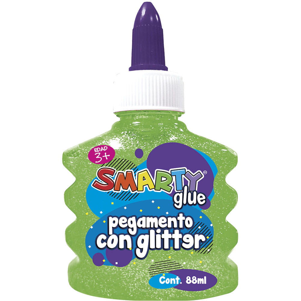 Pegamento Diamantina con 88 ml Verde Smarty