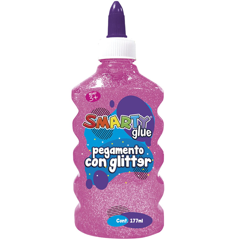 Pegamento Diamantina con 177 ml Rosa Smarty