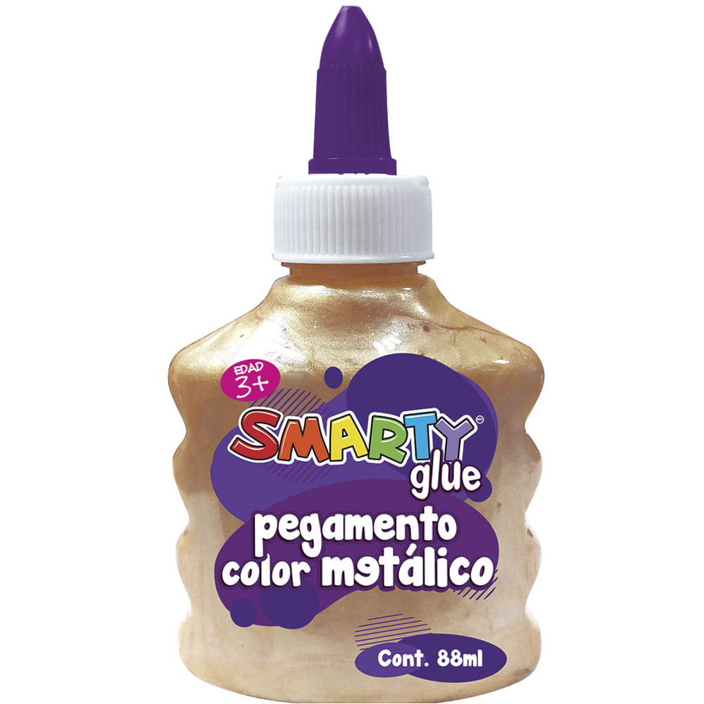 Pegamento Diamantina con 88 ml Oro Rosa Metálico Smarty