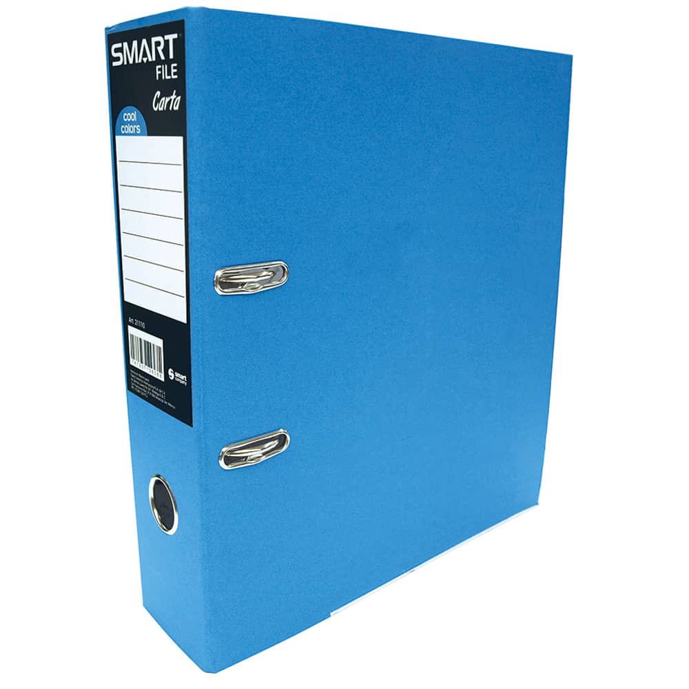 Archivador Tamaño Carta Azul Neón Smart