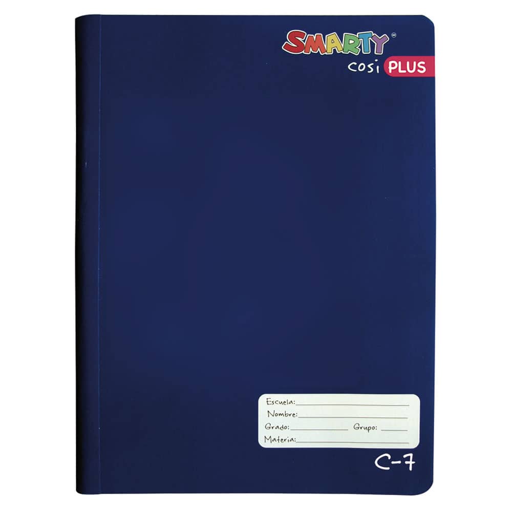 Cuaderno Cosido de 100 Hojas Profesional de Cuadro Grande Smarty Plus
