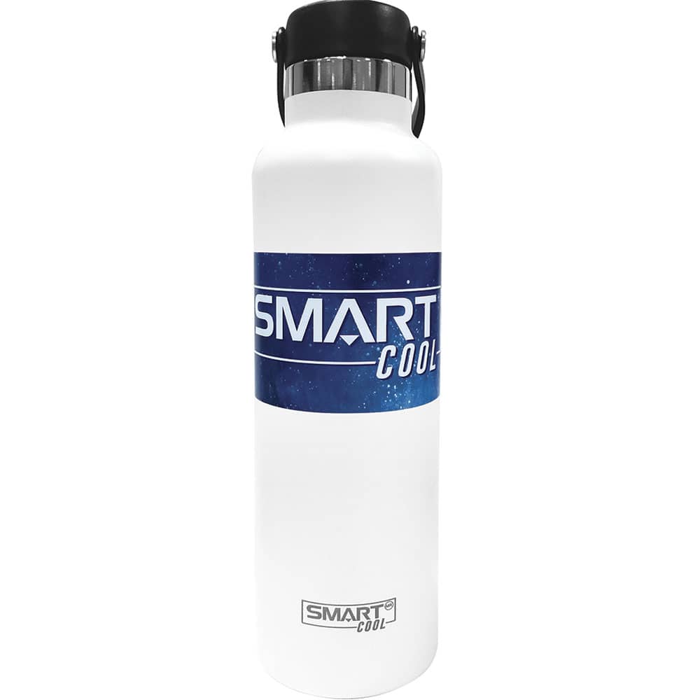 Botella Acero Inoxidable de 600 ml color Blanco Smart Cool