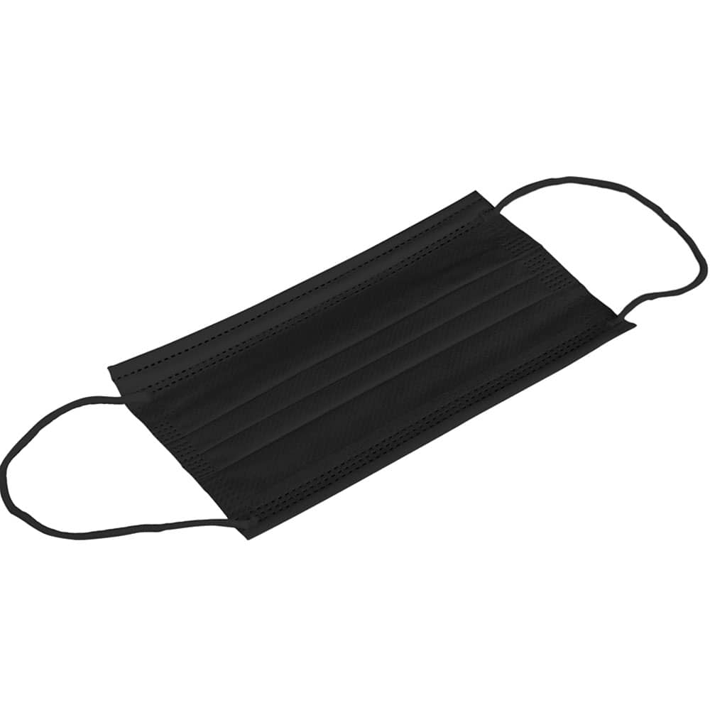 Cubrebocas Básico para Adulto con 10 Piezas Color Negro Smart Safe