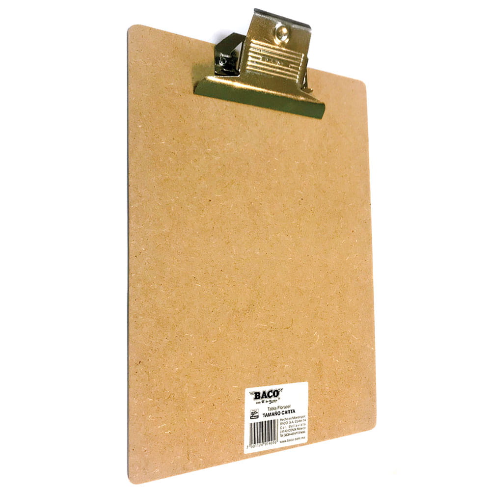 TABLA PISAPAPEL MADERA CARTA
