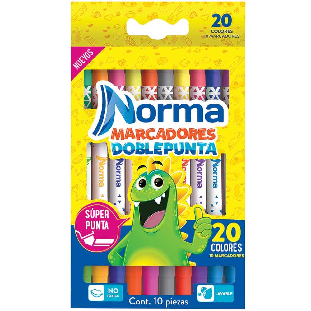 MARCADORES SKETCH C/12 DOBLE PUNTA