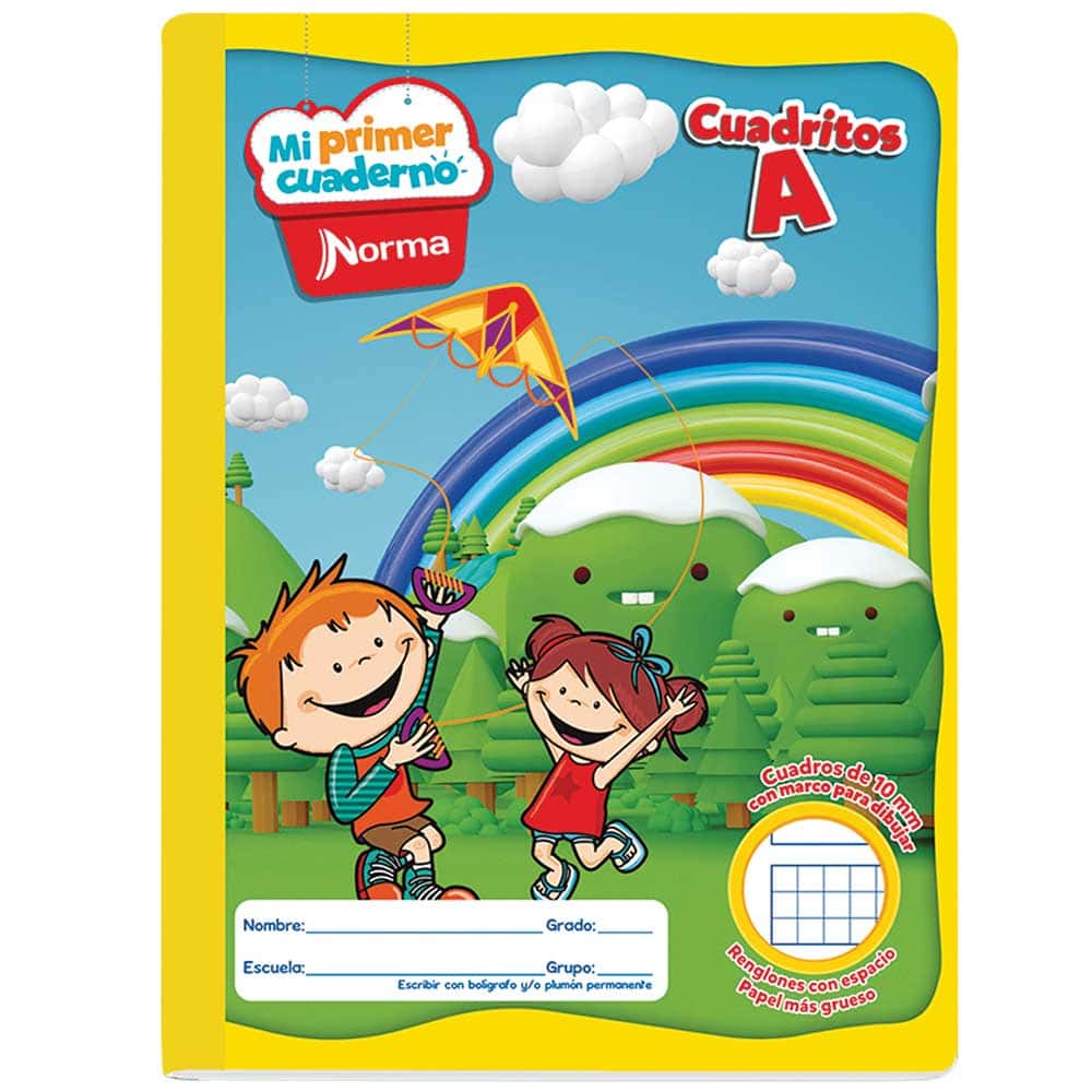 MI PRIMER CUADERNO NORMA CUADRITOS A-B