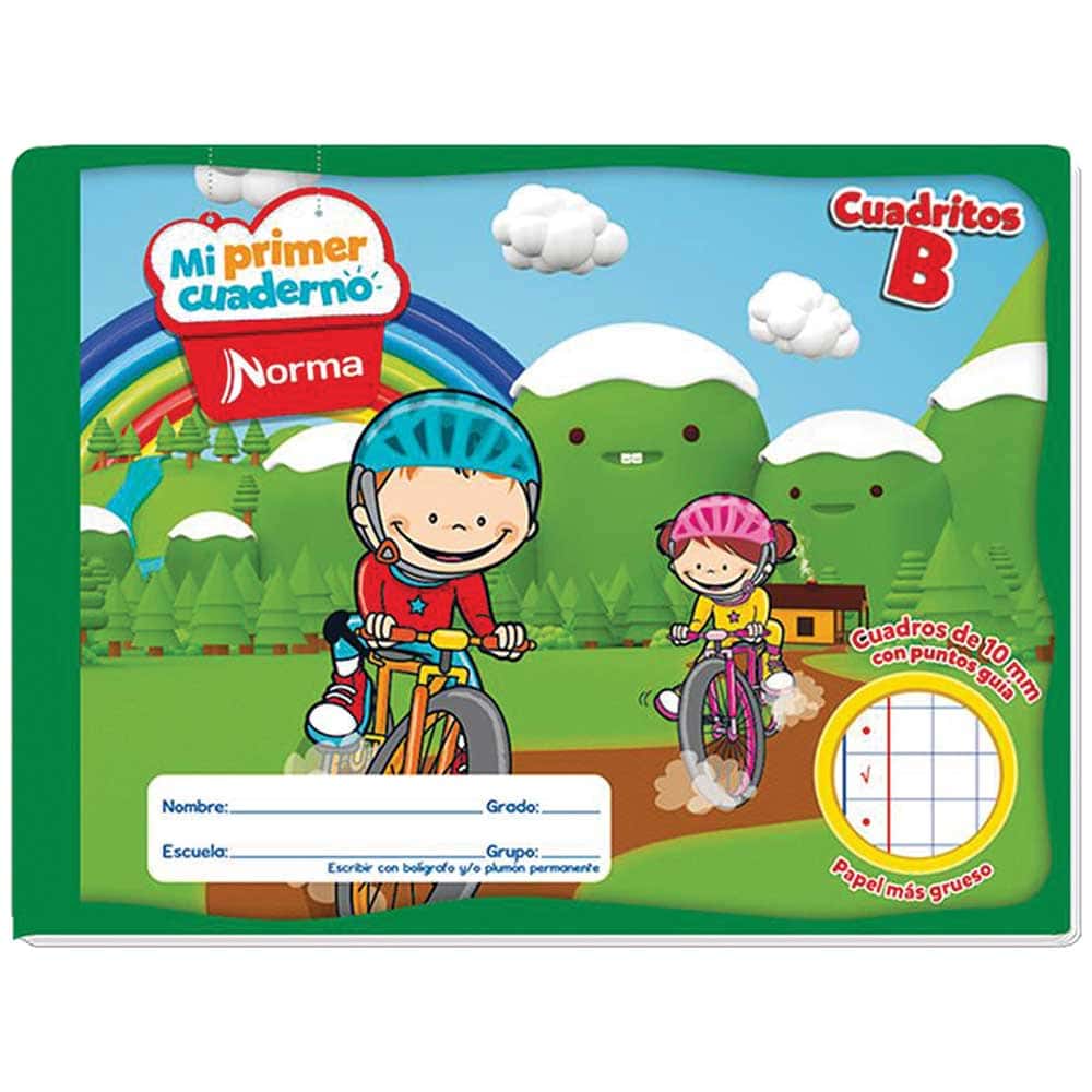 MI PRIMER CUADERNO NORMA CUADRITOS B