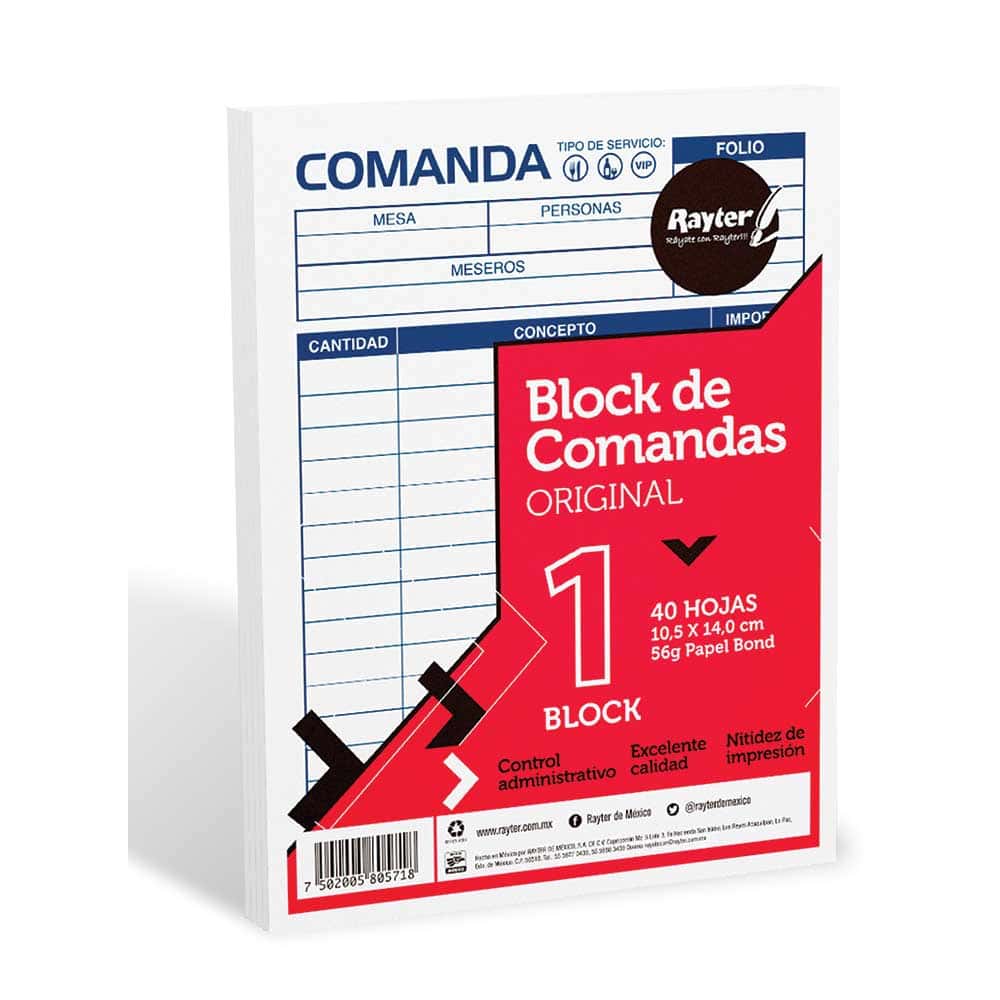 BLOCK COMANDA RESTAURANTE