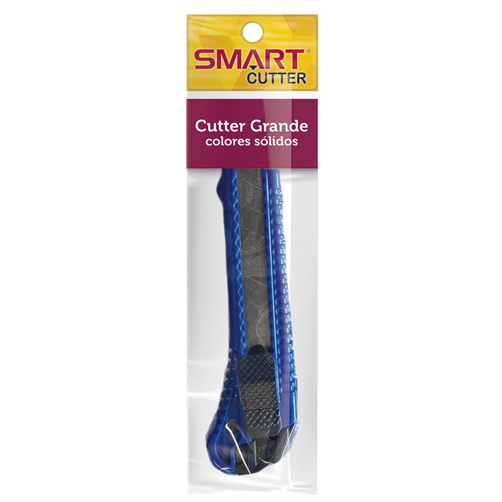 Cutter Navaja Grande Color Sólido Bolsa Smart