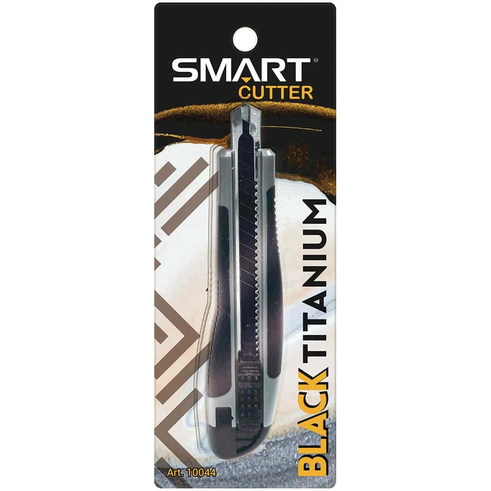 Cutter Navaja Mediana Con Guia Black Blt Smart 06130022