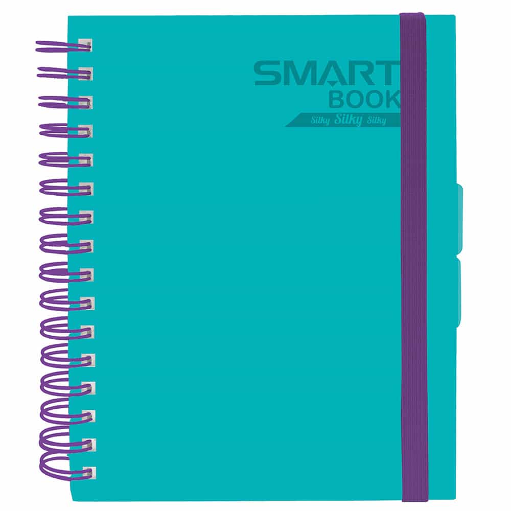 Cuaderno Espiral de 150 Hojas Collage de Cuadro Chico Pasta Dura Silky