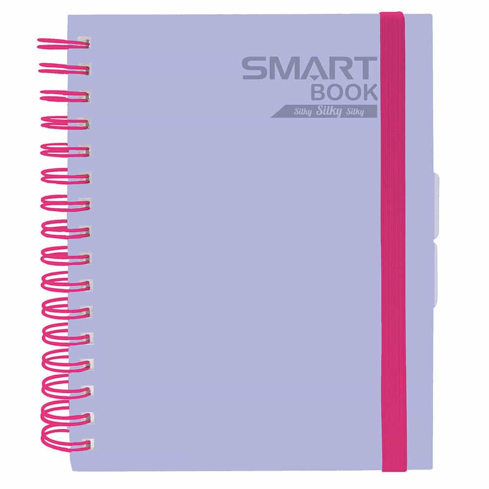 Cuaderno Espiral de 150 Hojas College de Cuadro Grande Pasta Dura Silky