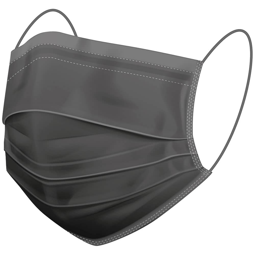 Cubrebocas Básico de 3 Capas Negro para Niños con 10 Piezas Smart Safe