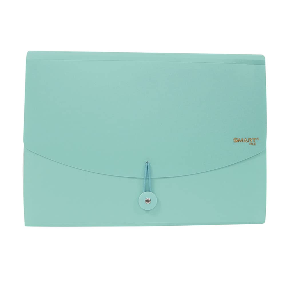 Archifuelle de Plástico Tamaño Carta con 13 Separadores Pastel Smart