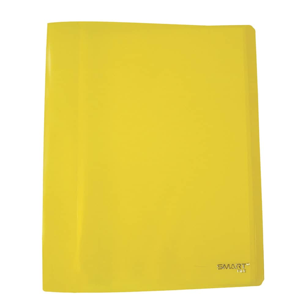 Carpeta de Plástico Tamaño Carta con 20 Micas Amarillo Style Smart