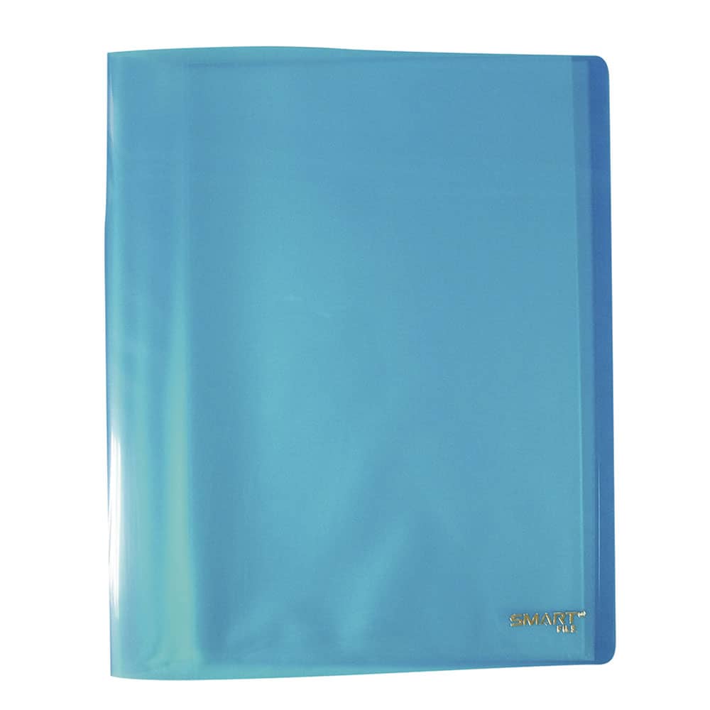 Carpeta de Plástico Tamaño Carta con 20 Micas Azul Style Smart