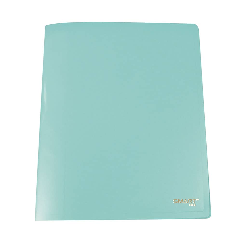 Carpeta de Plástico Tamaño Carta con Palanca Azul Pastel Smart