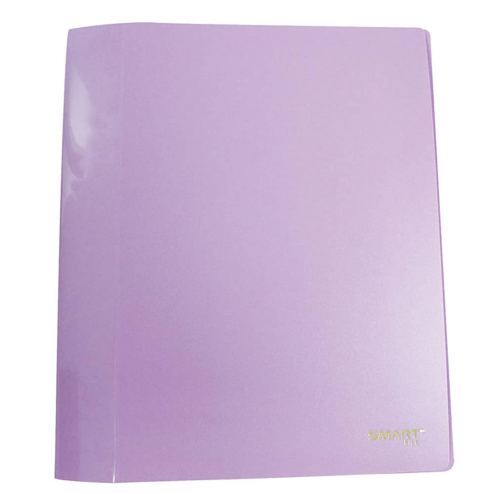 Carpeta de Plástico Tamaño Carta con Palanca Lila Pastel Smart