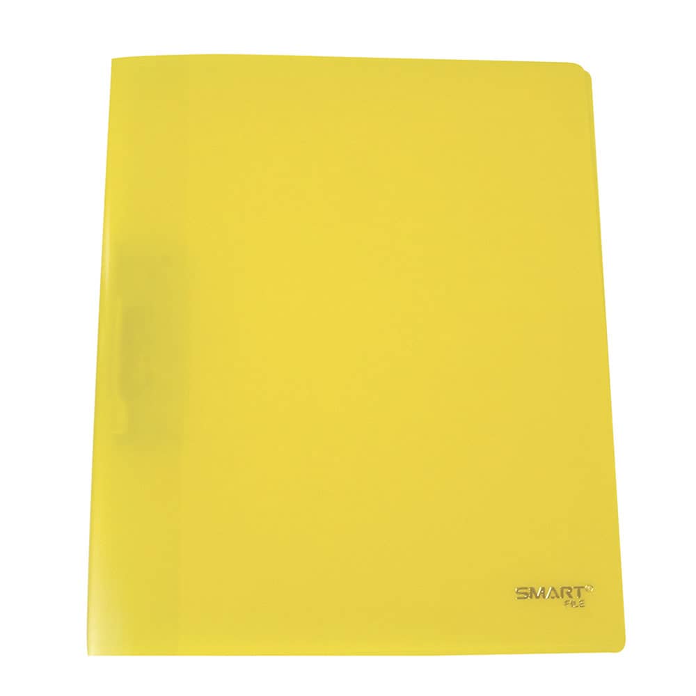 Carpeta de Plástico Tamaño Carta con Palanca Amarillo Style Smart