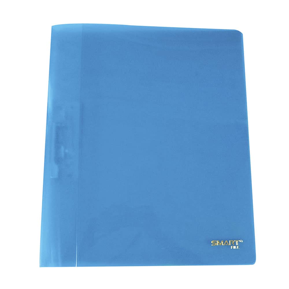 Carpeta de Plástico Tamaño Carta con Palanca Azul Style Smart