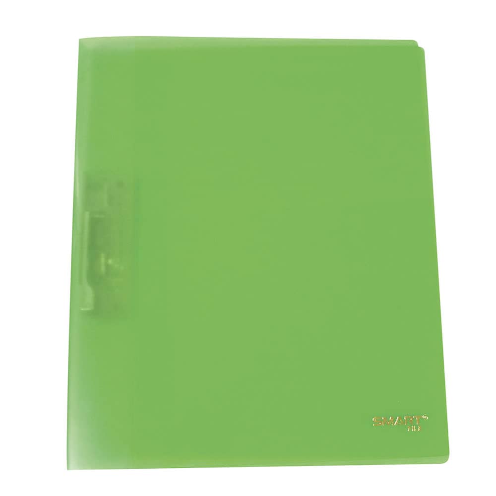 Carpeta de Plástico Tamaño Carta con Palanca Verde Style Smart