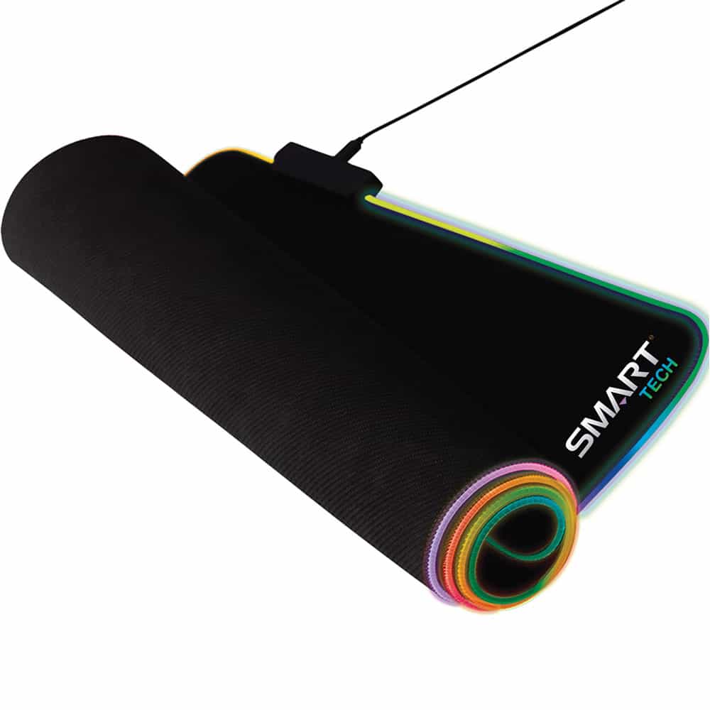 Mouse Pad Gamer Con Rgb Grande De 90 X 42 Cm  Smart Tech 12217