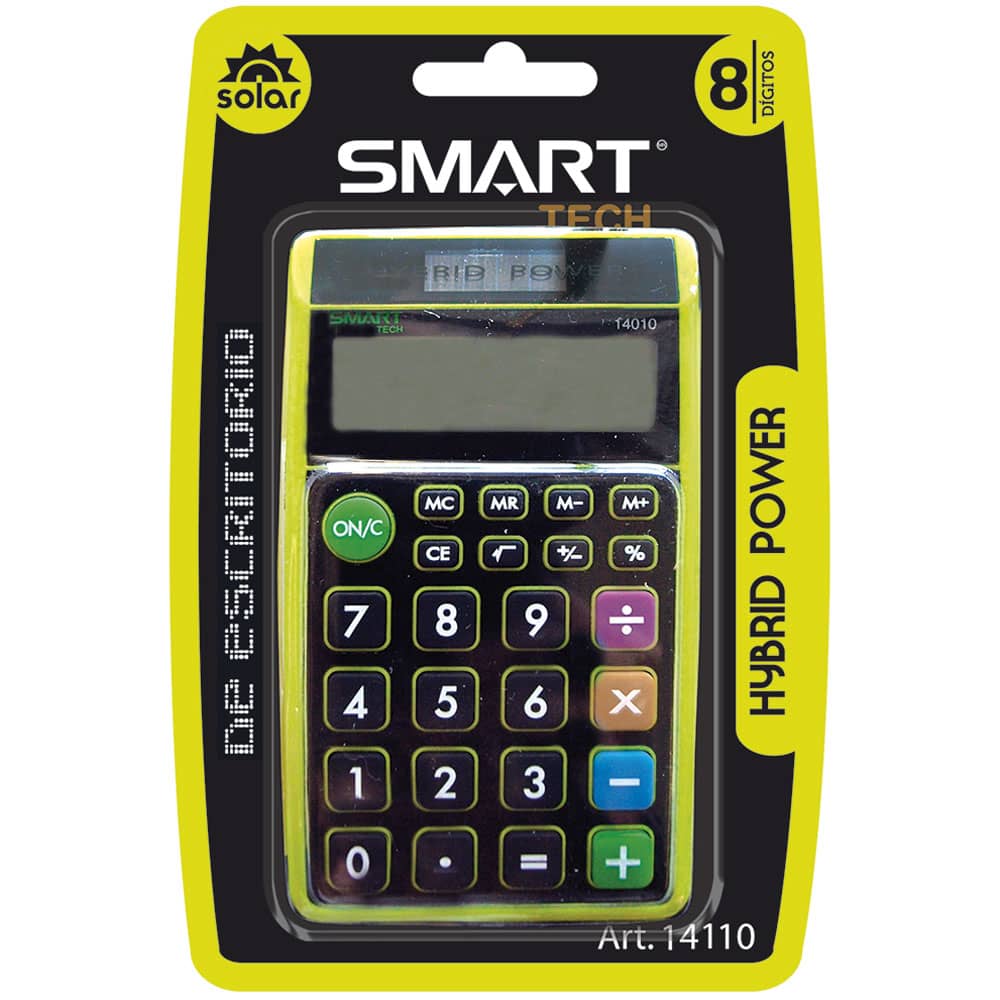 Calculadora de Escritorio Mediana de 8 Dígitos Hybrida Smartech