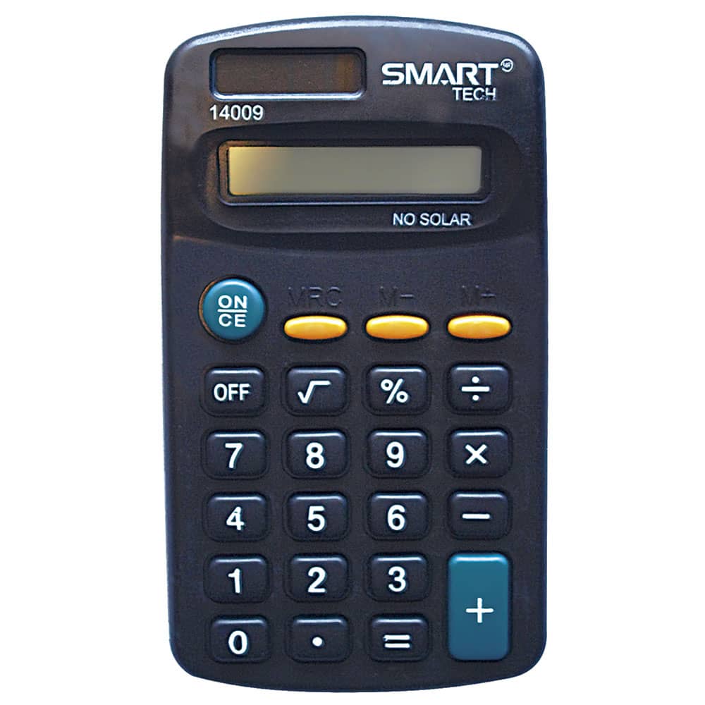 Calculadora de Bolsillo Chica de 8 Dígitos The Basic Smartech
