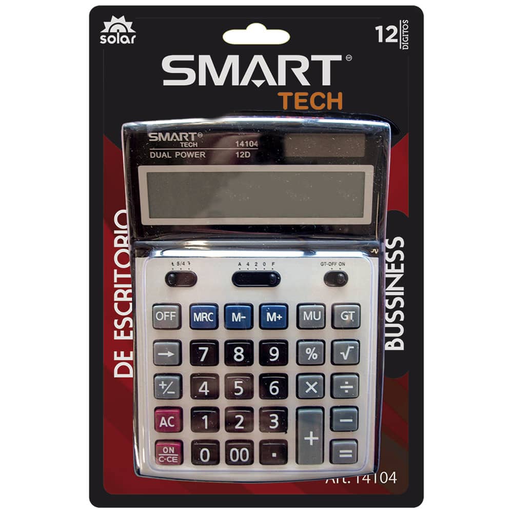 Calculadora de Escritorio Mediana de 12 Dígitos Business Smartech