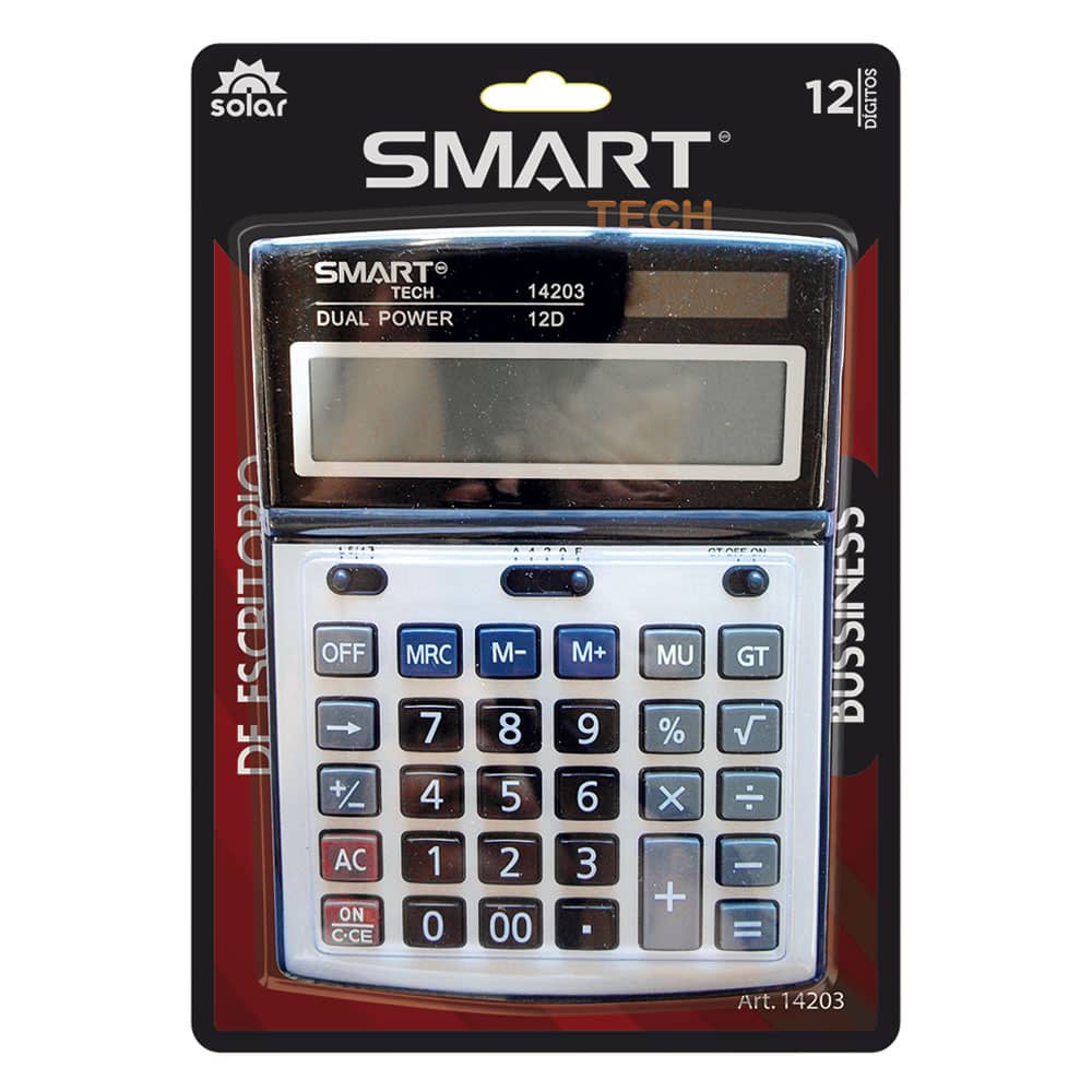 Calculadora de Escritorio Grande de 12 Dígitos Business Smartech