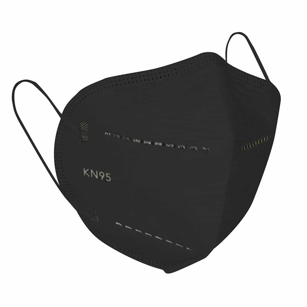 Cubrebocas KN95 Individual Negro Promo KN95NGO