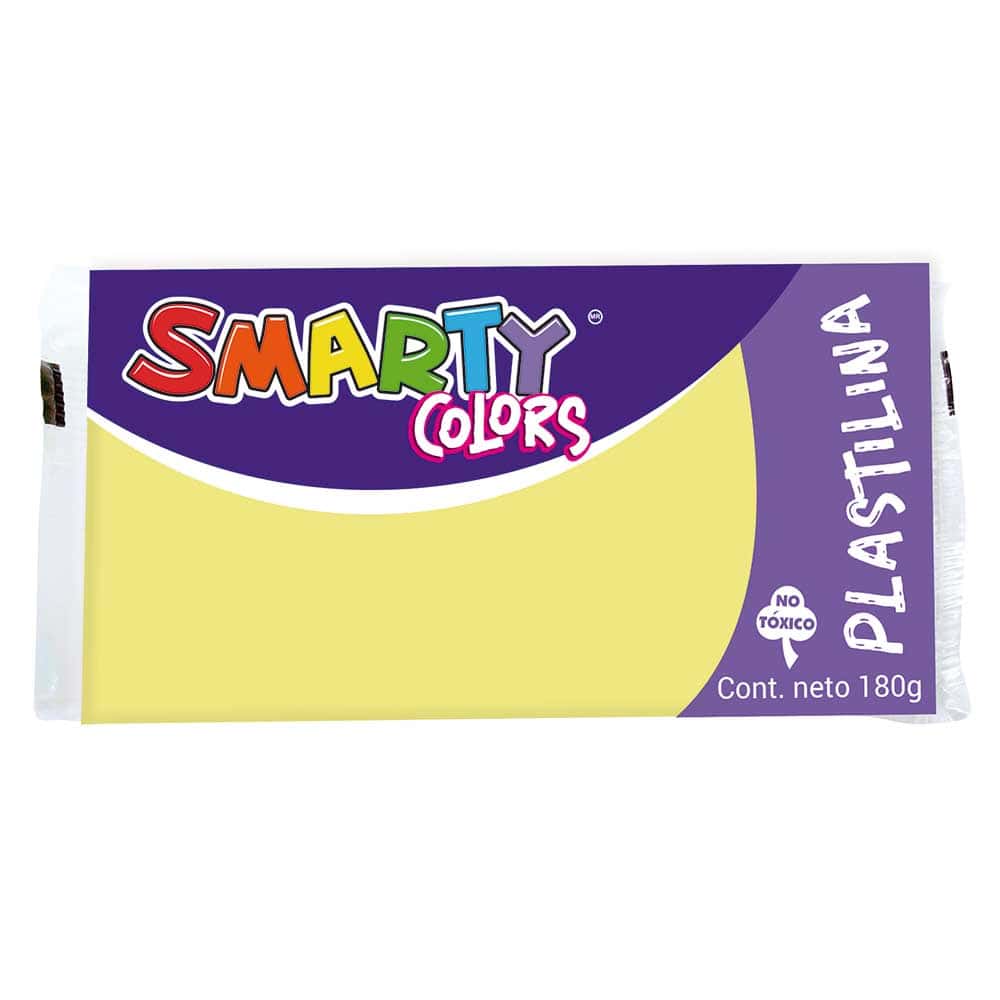 Plastilina Marqueta 180 g Amarillo Pastel Smarty