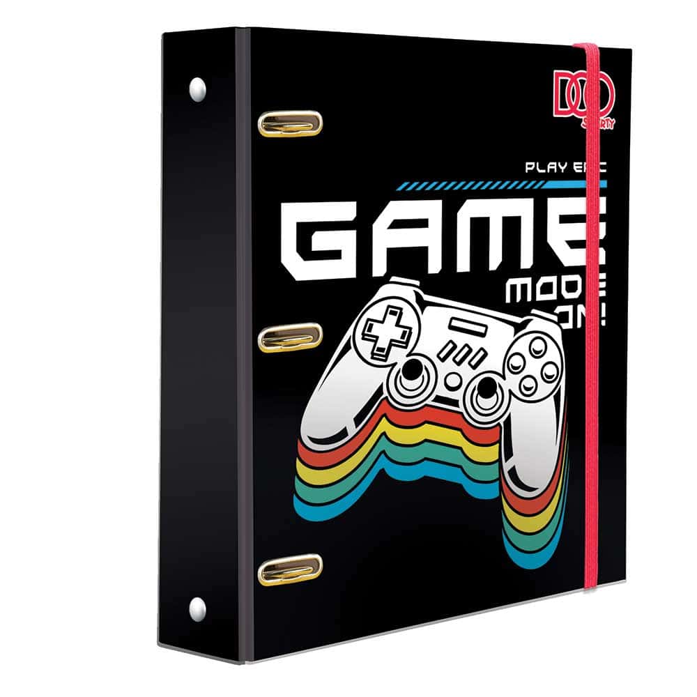 Carpeta de Argollas Tamaño Carta con 100 Hojas Gamer Doo Smarty 21503