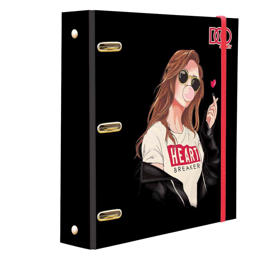 Carpeta de Argollas con 100 Hojas Tamaño Carta Mujer Smarty Doo 21508