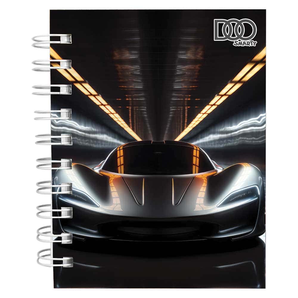 Libreta Pocket de 160 Hojas Raya Pasta Dura Autos Smarty Doo 8303