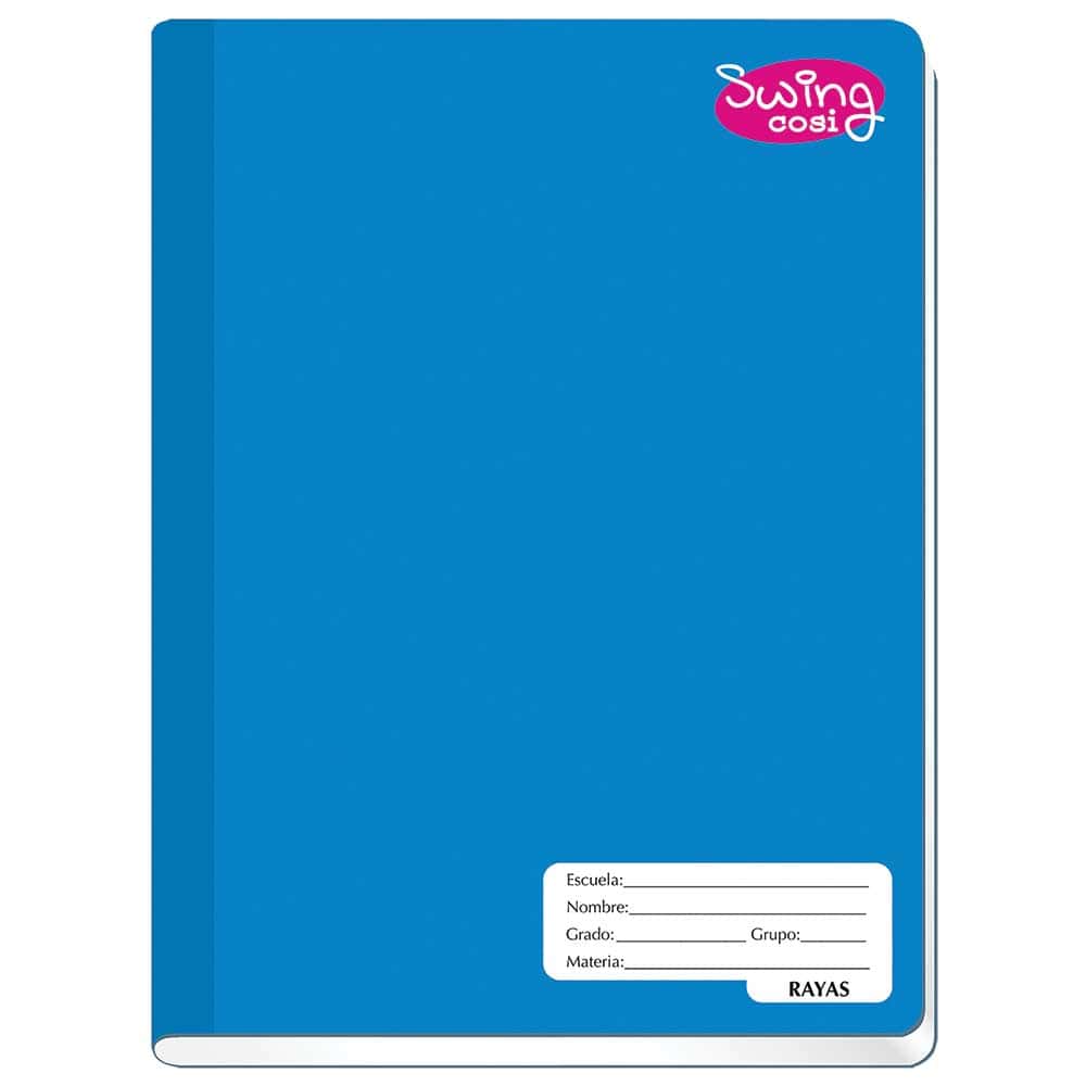 Cuaderno Cosido de 100 Hojas College Raya Swing Cosi 08230