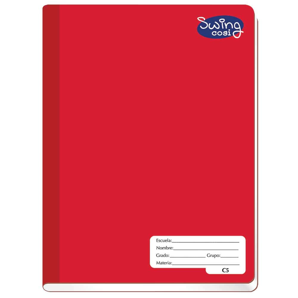 Cuaderno Cosido de 100 Hojas Profesional Cuadro Chico Swing Cosi 08242