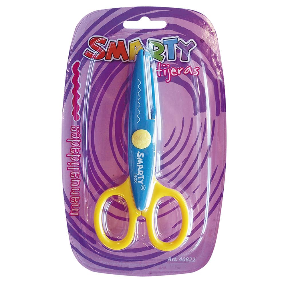 Tijera para Manualidades Curvas Blíster Smarty