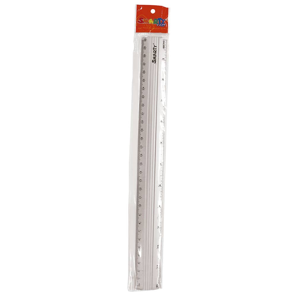 Regla Aluminio Ejecutiva de 30 cm Bolsa Smarty
