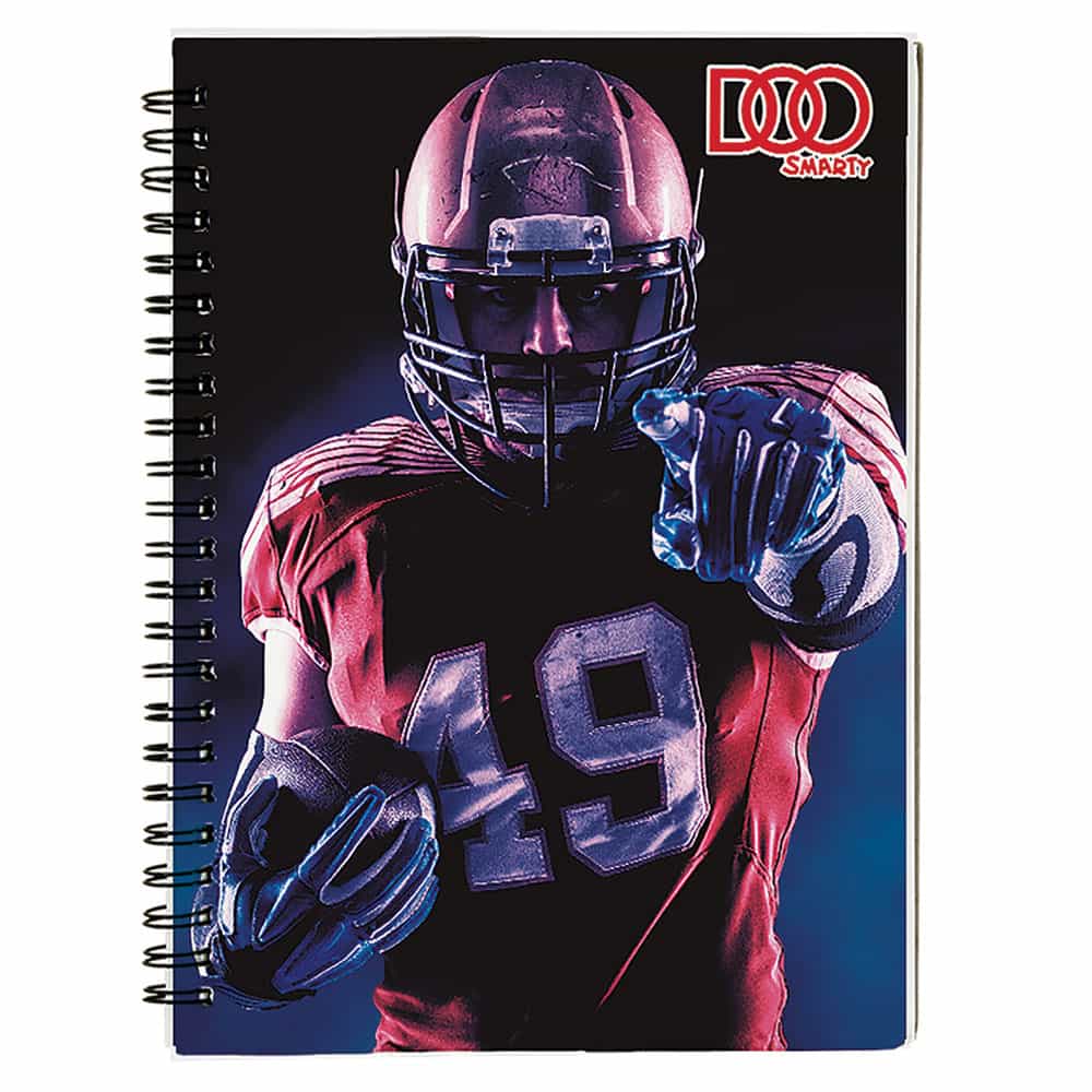 Cuaderno Espiral de 100 Hojas Profesional de Cuadro Grande Mix Swing Doo
