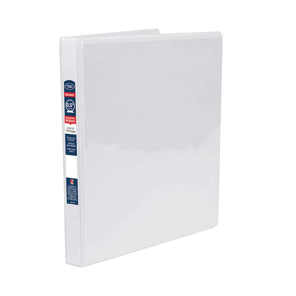 CARPETA 3 ARGOLLA 1/2"  BLANCA NEGRA