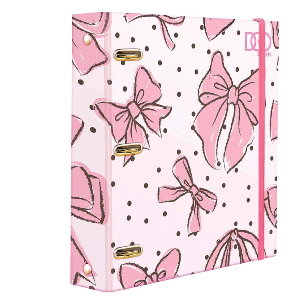 Carpeta con Argolla Tamaño Carta con 100 Hojas Girly Diseños Surtidos Smarty Doo 21511