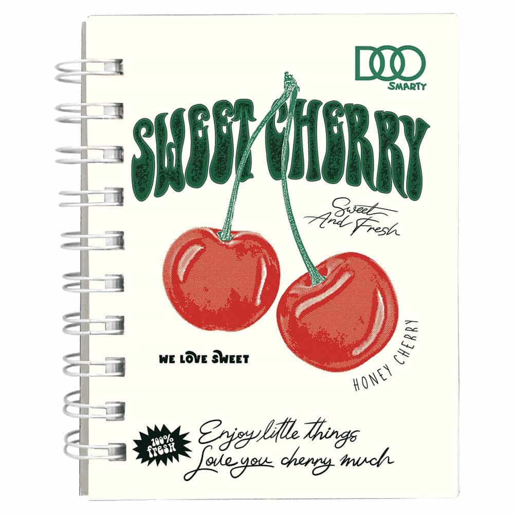 Libreta Pocket con 160 Hojas Raya Cherry  Diseños Surtidos Smarty Doo 21526