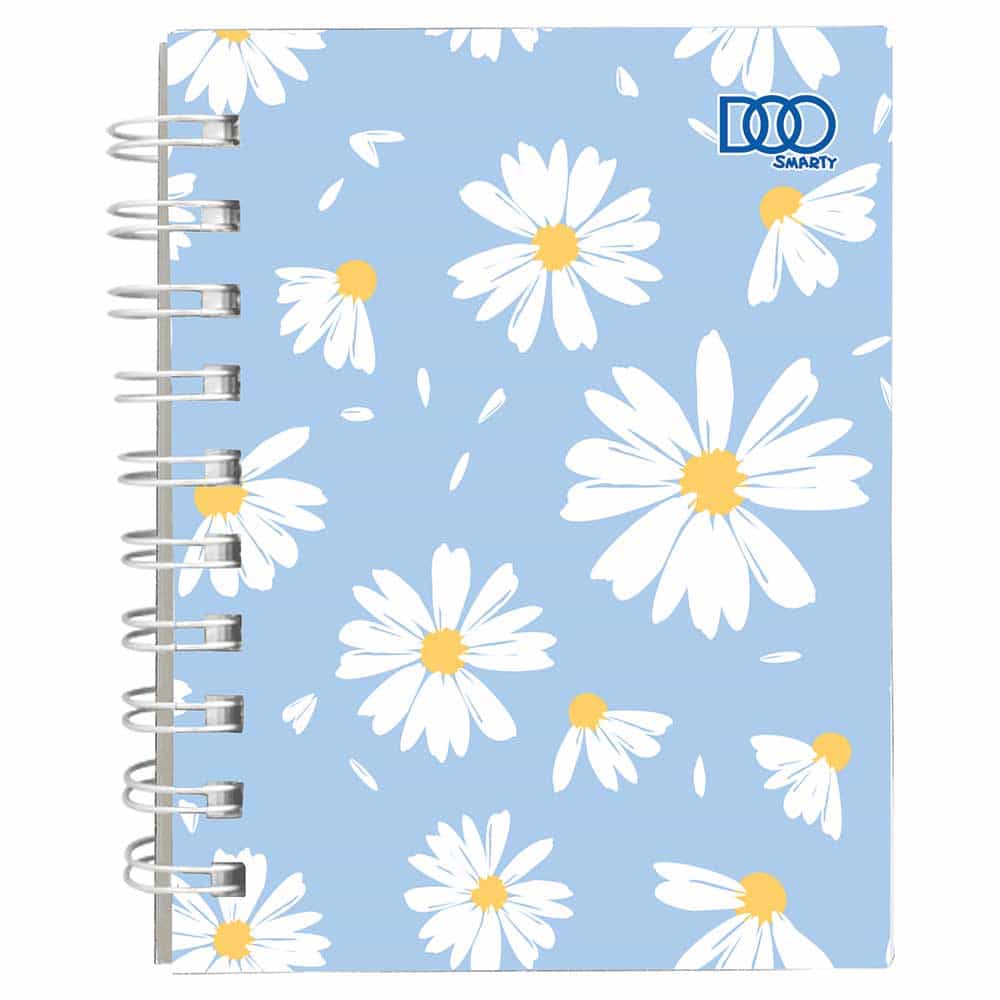 Libreta Pocket con 160 Hojas Raya Flores  Diseños Surtidos Smarty Doo 21528