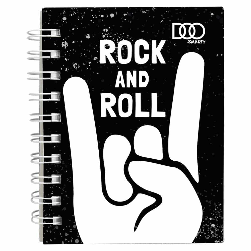 Libreta Pocket con 160 Hojas Raya Rock Diseños Surtidos Smarty Doo 21534