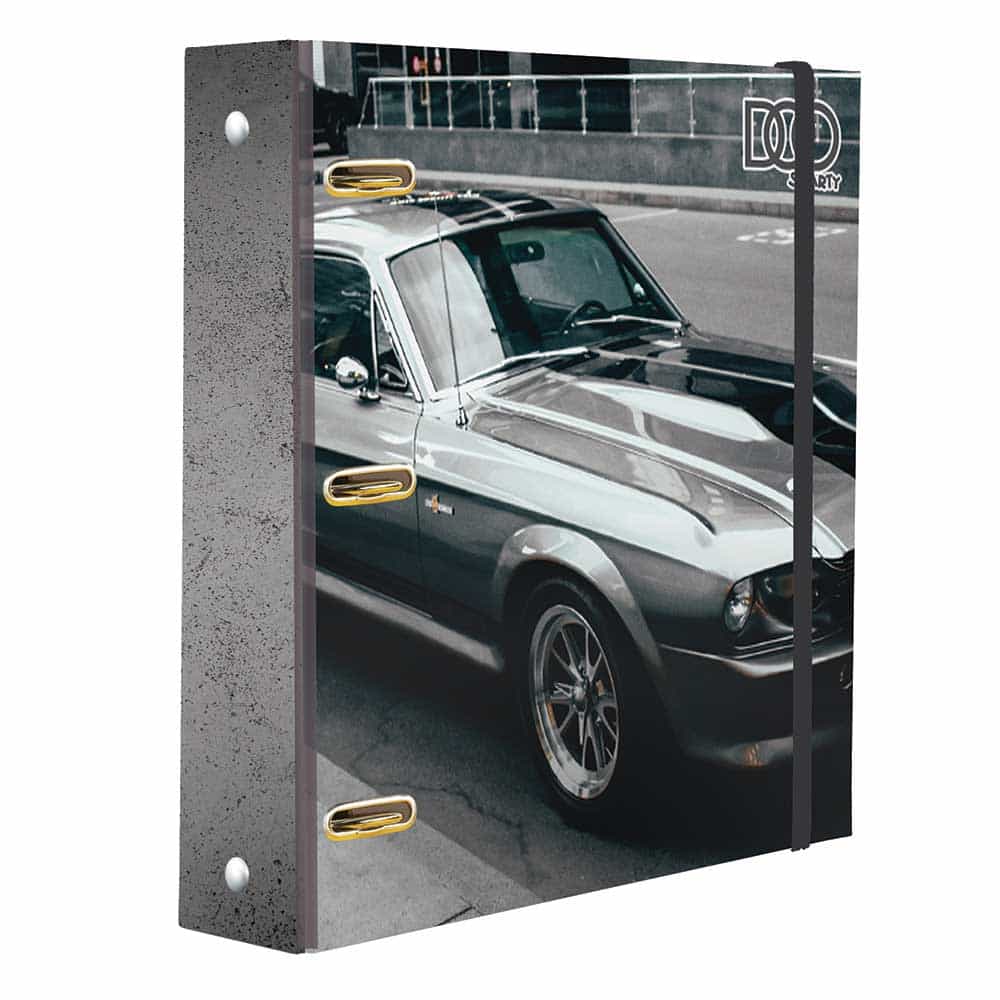 Carpeta con Argolla Tamaño Carta con 100 Hojas Auto Diseños Surtidos Smarty Doo 21512