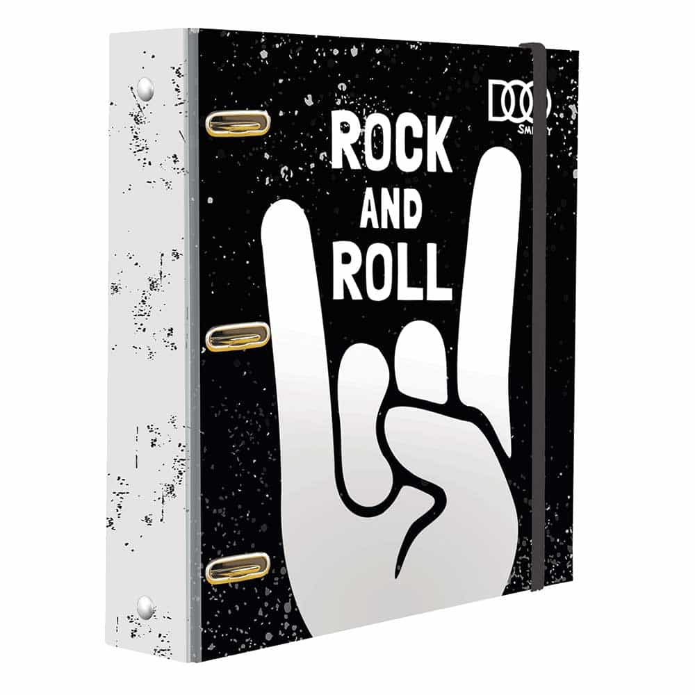 Carpeta con Argolla Tamaño Carta con 100 Hojas Rock  Diseños Surtidos Smarty Doo 21522